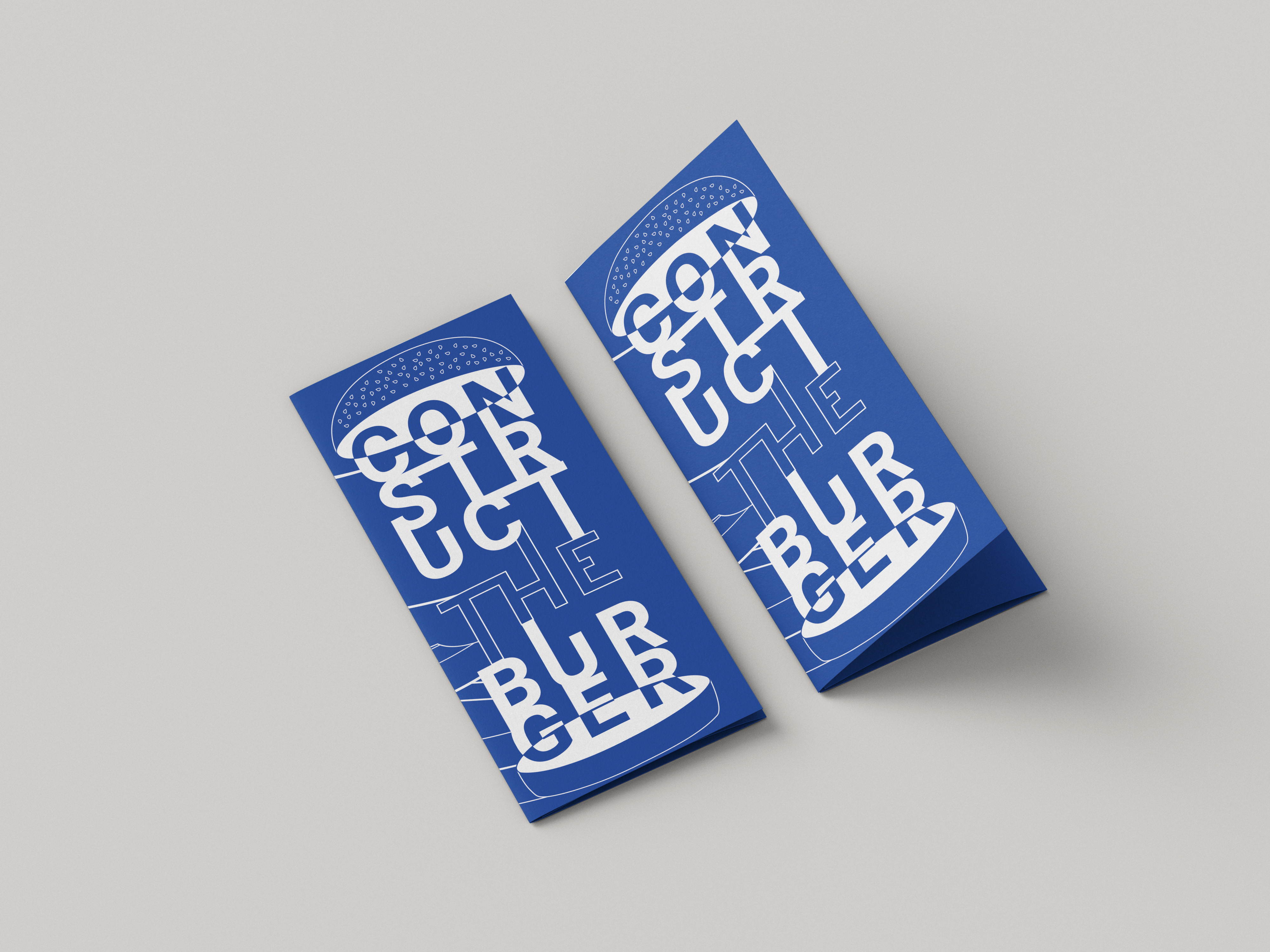 Construct The Burger Mockup